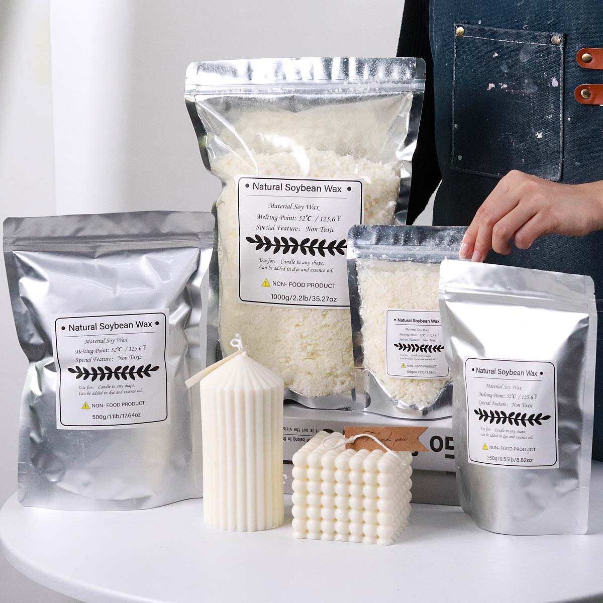 Soy Wax Flake - 500 г/1 кг натуральный соевый воск