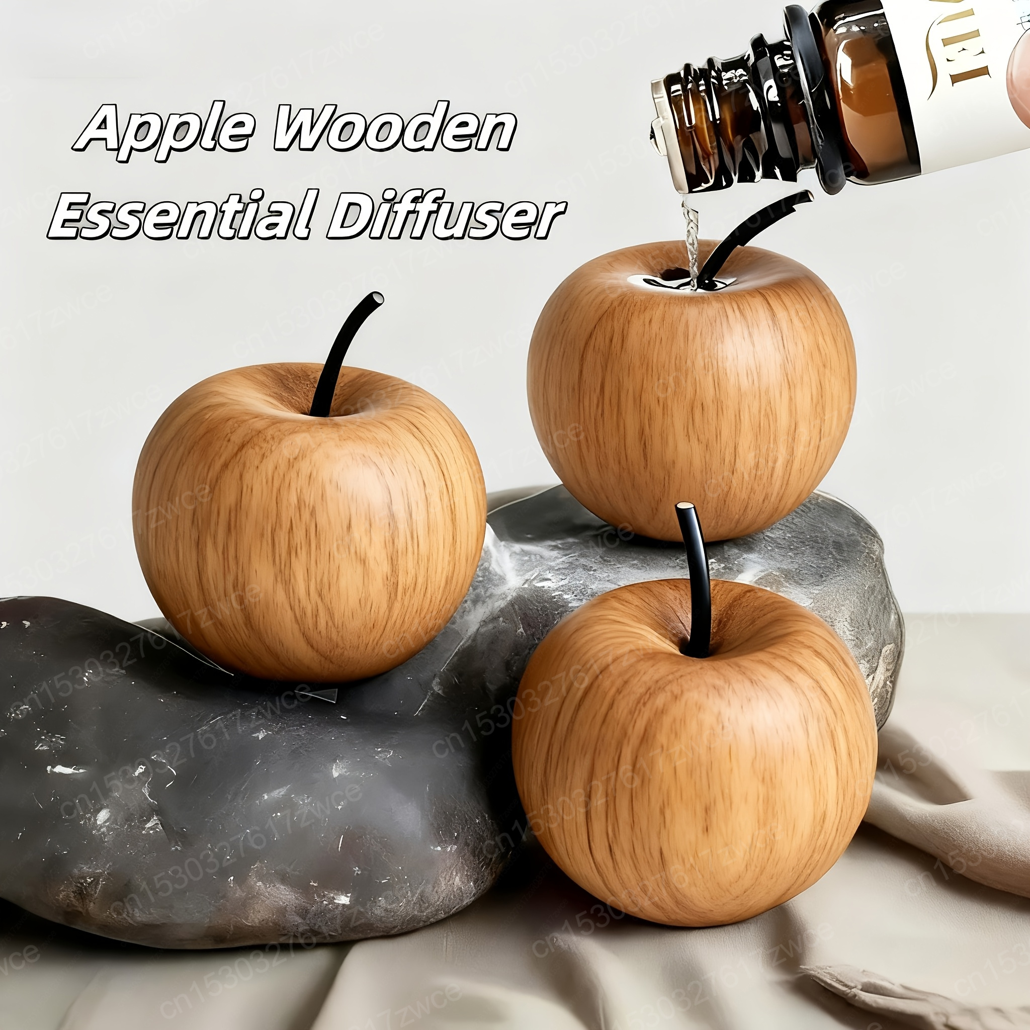 Home Fragrance Glade - Диффузор аромата яблока из натурального дерева,