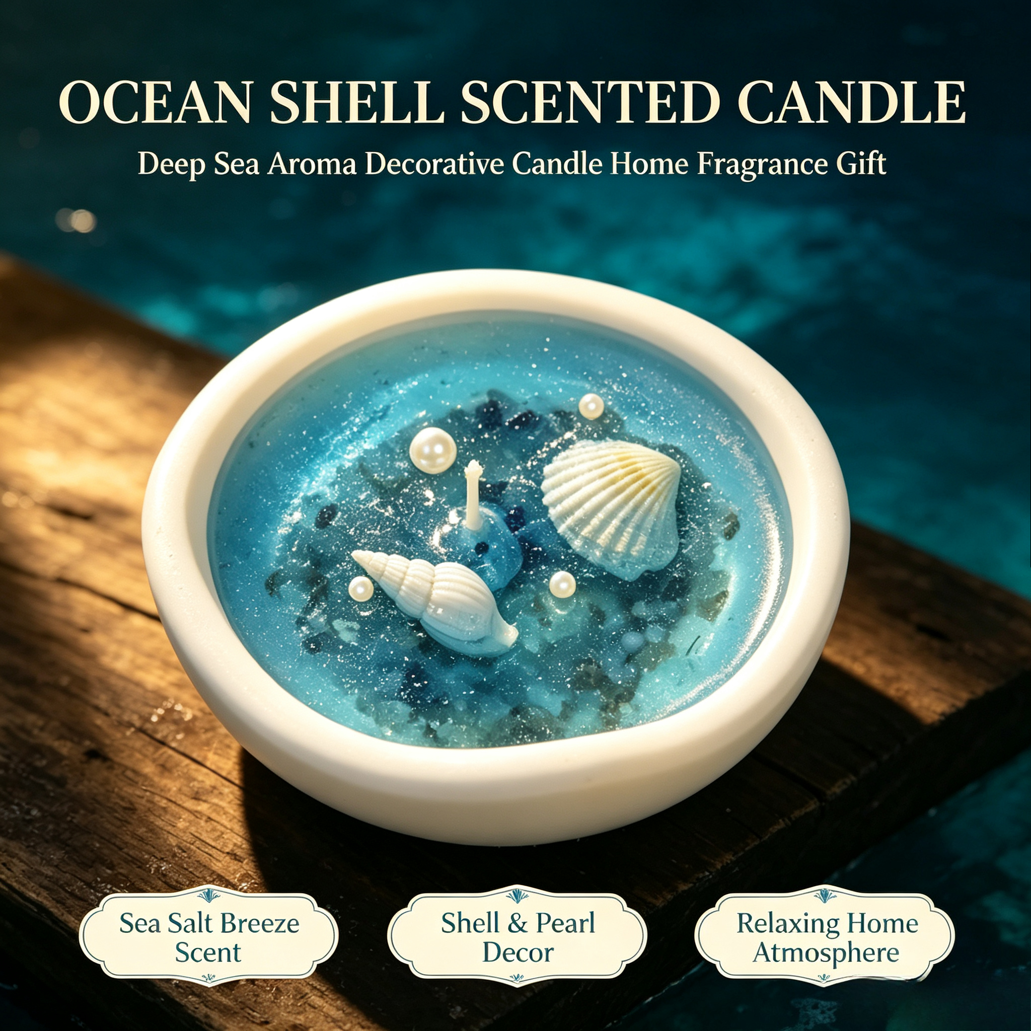 Fragrance Home Decor - Ароматическая свеча xmsj Deep Sea Shell