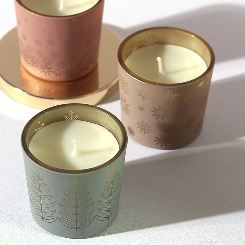 Fragrance Home Decor - Красочные керамические свечи, креативный домашний аромат,