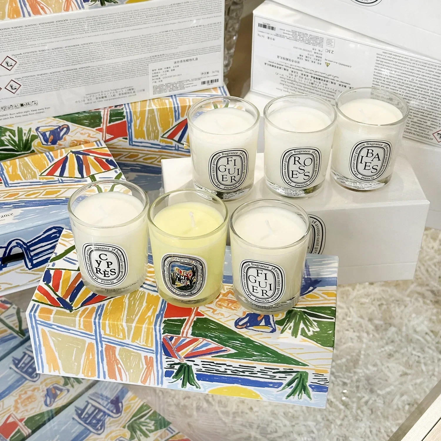 Home Fragrance In French - Свеча для ароматерапии, натуральные растительные ароматические