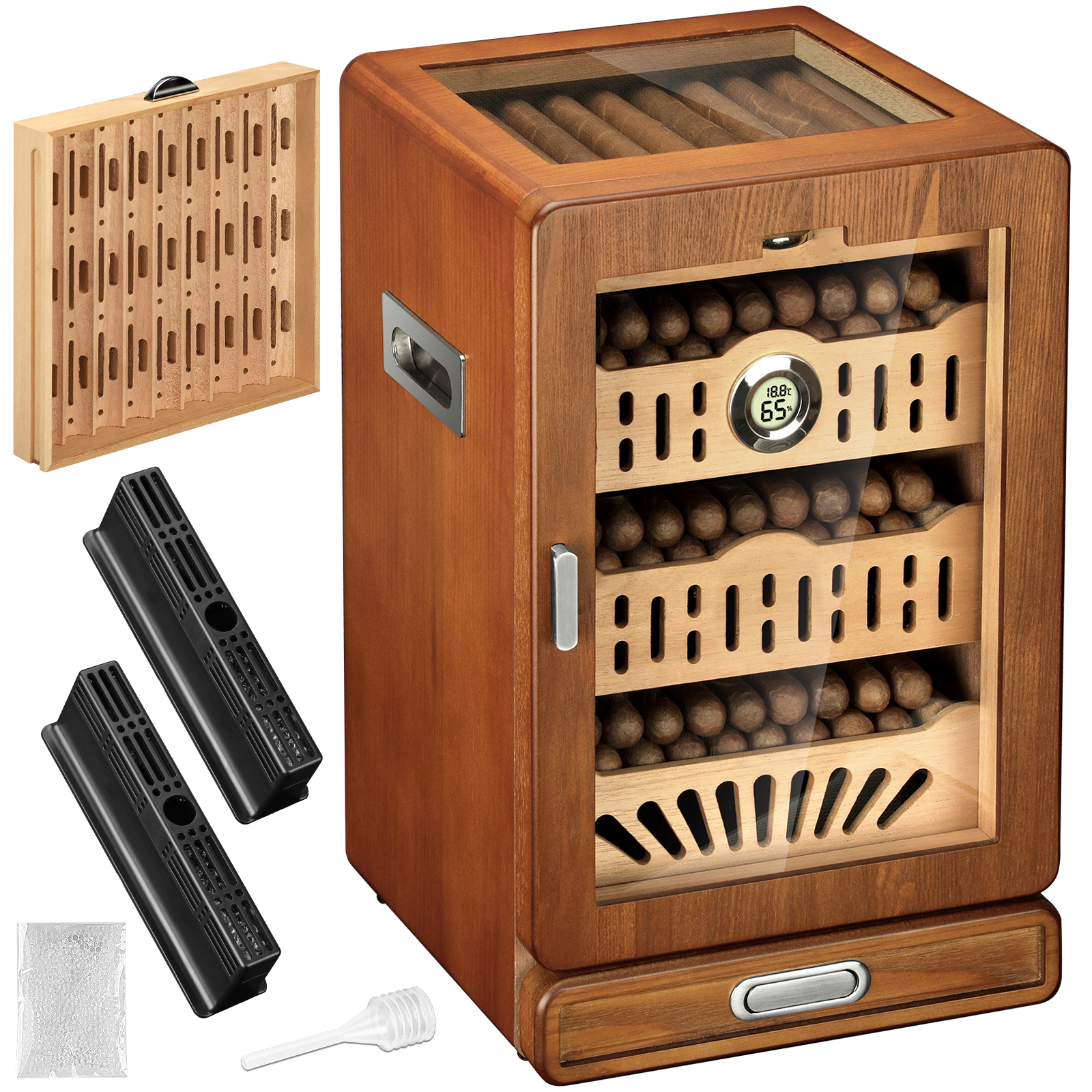 Home Fragrance Maple Walnut - Шкаф для хьюмидора для сигар, настольный