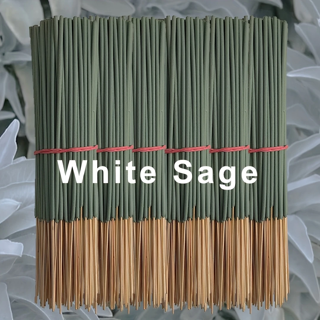 Smokeless Incense Stick - 20/50 благовоний из белого шалфея, 8,66