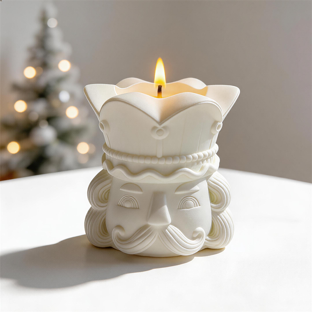 Wax Melt Burner - Силиконовая форма для рождественской статуэтки Щелкунчика,