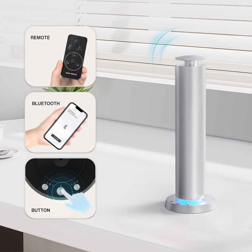 Fragrance Home Decor - Аромадиффузор для дома с Bluetooth, металлический,