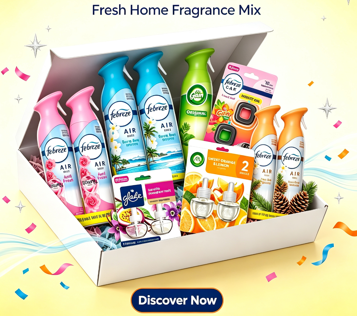 Home Fragrance Glade - Набор-сюрприз: Ароматизаторы Mystery Air Freshener (случайный