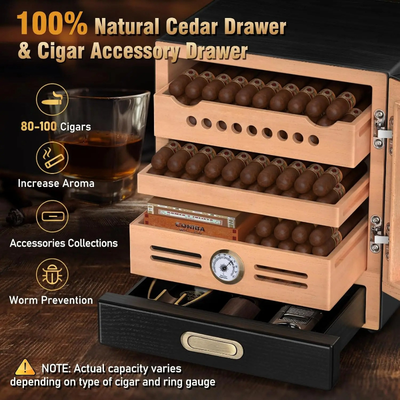 Шкаф-хумидор для сигар, ящик и – обзор и цена Home Fragrance Maple Walnut