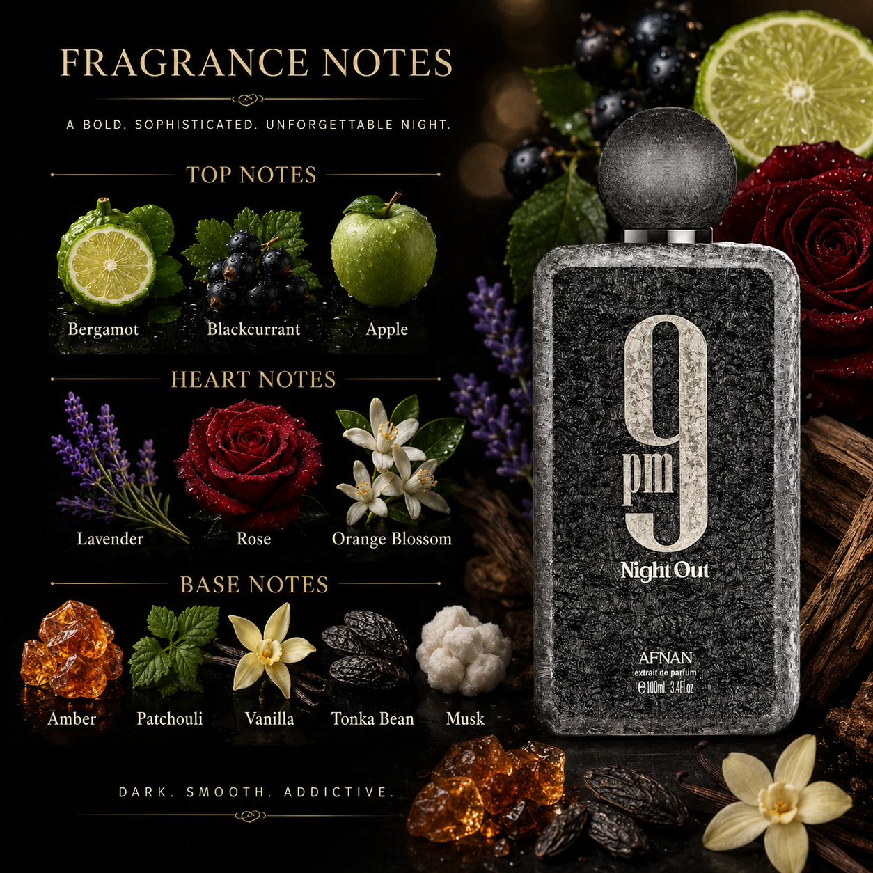 AFNAN 9PM Night Out Extrait De – обзор и цена Home Fragrance Vanilla Musk