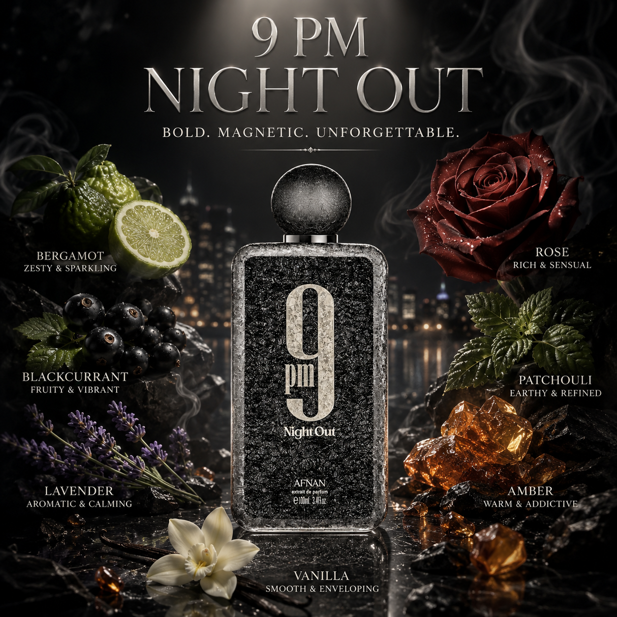 AFNAN 9PM Night Out Extrait De – обзор и цена Home Fragrance Vanilla Musk
