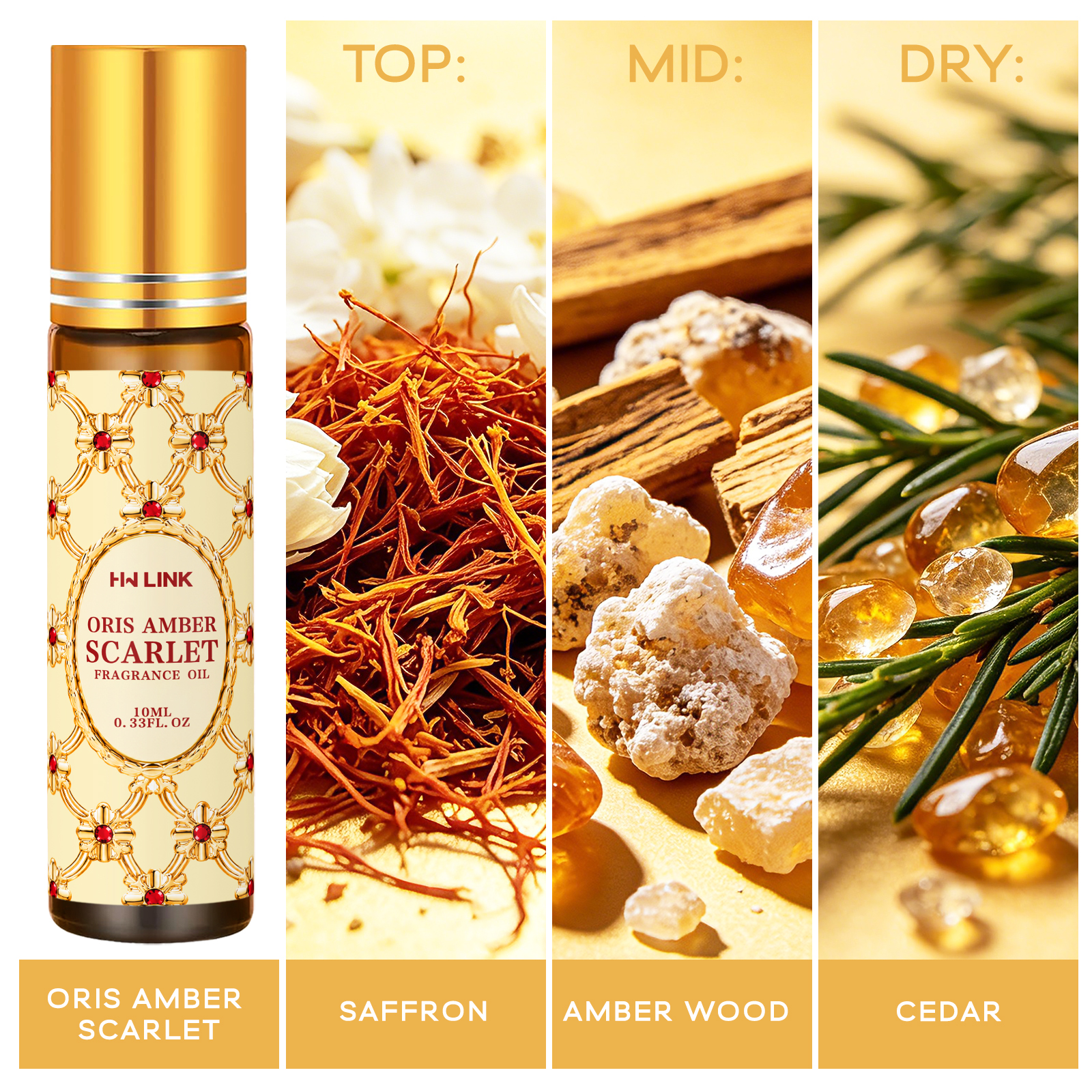 10 мл эфирное масло Oris Amber – обзор и цена Fragrance Home Decor